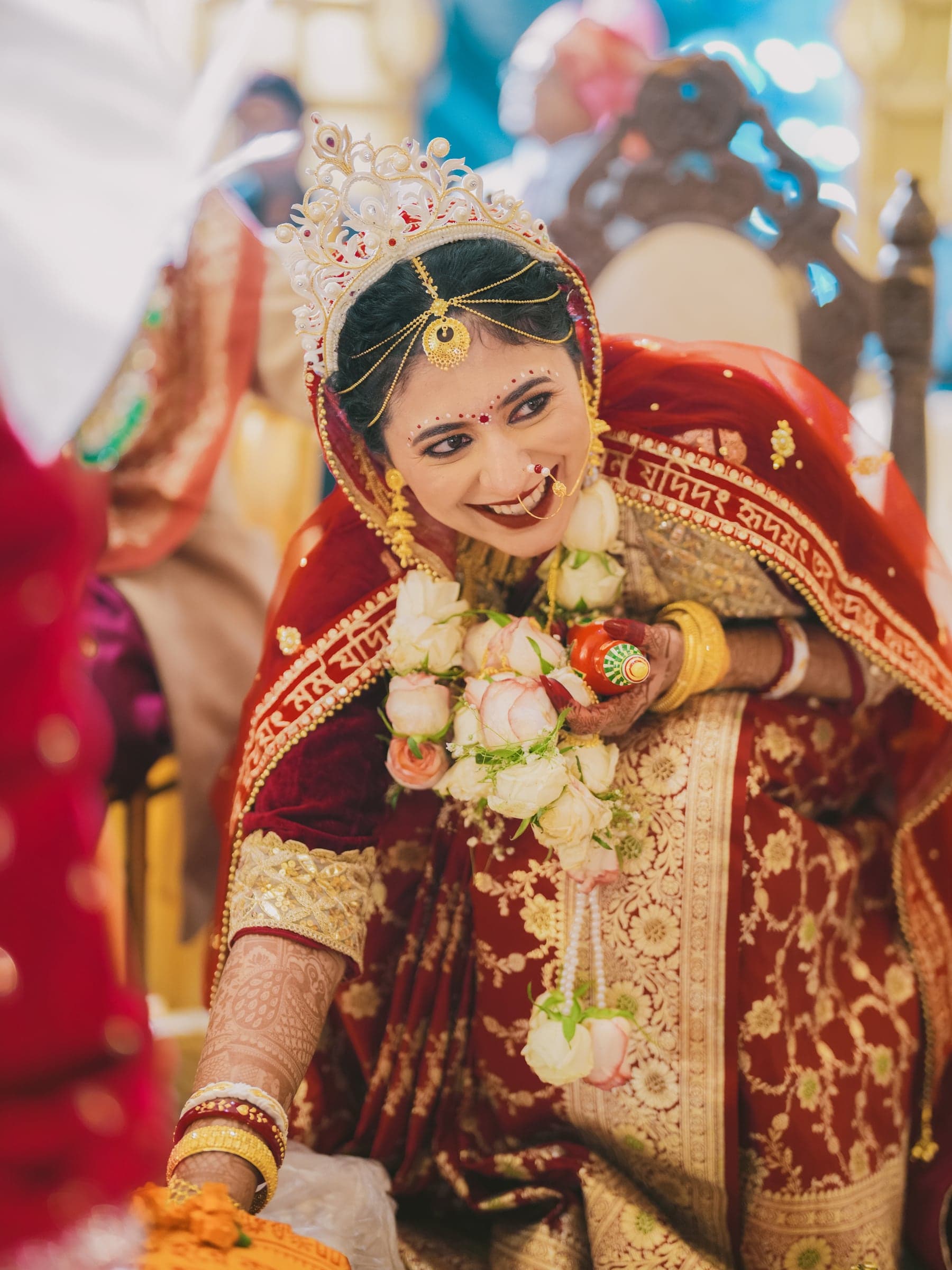Joyeeta sang Harsh — A Bengali × UP wedding