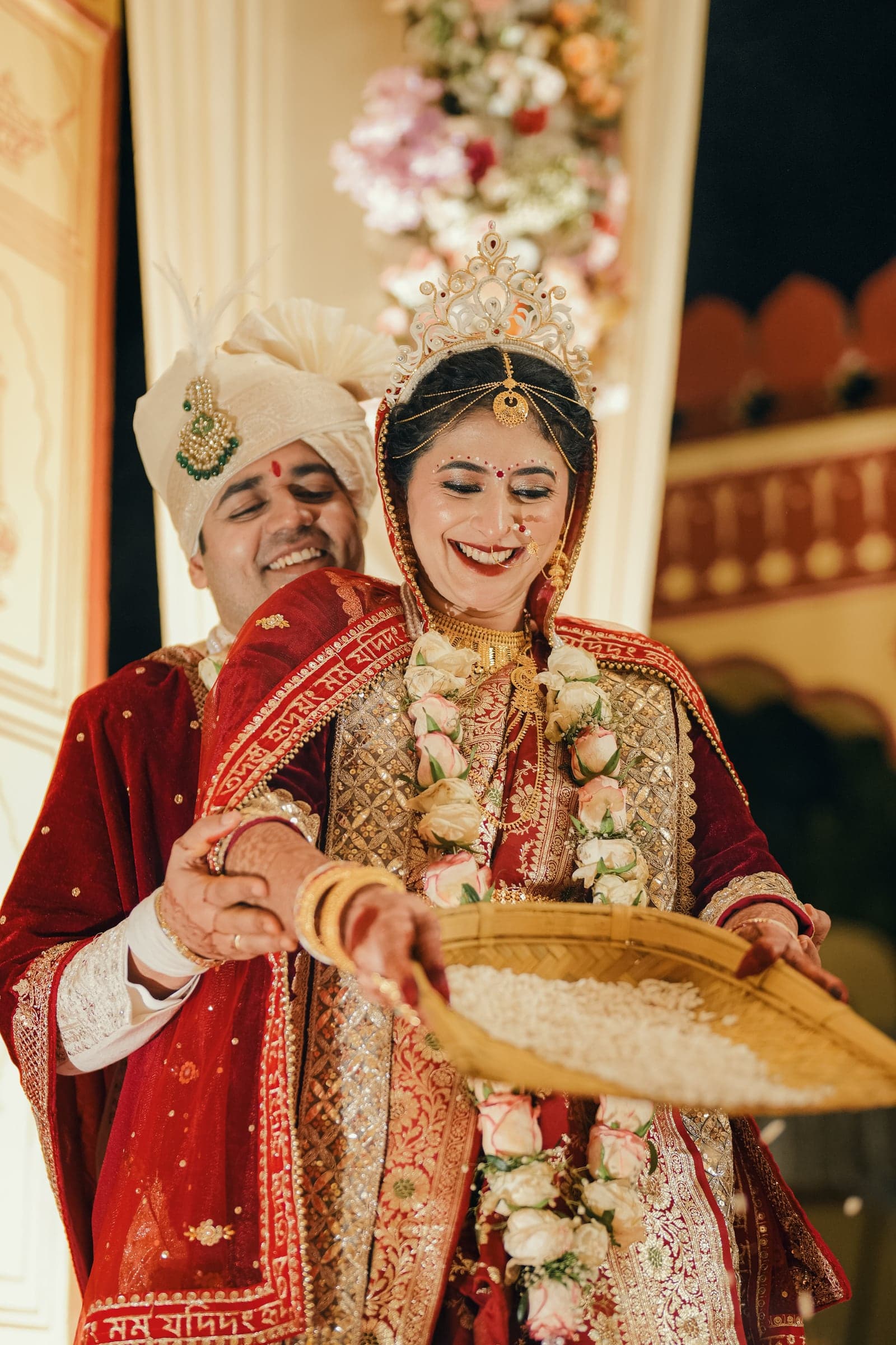 Joyeeta sang Harsh — A Bengali × UP wedding