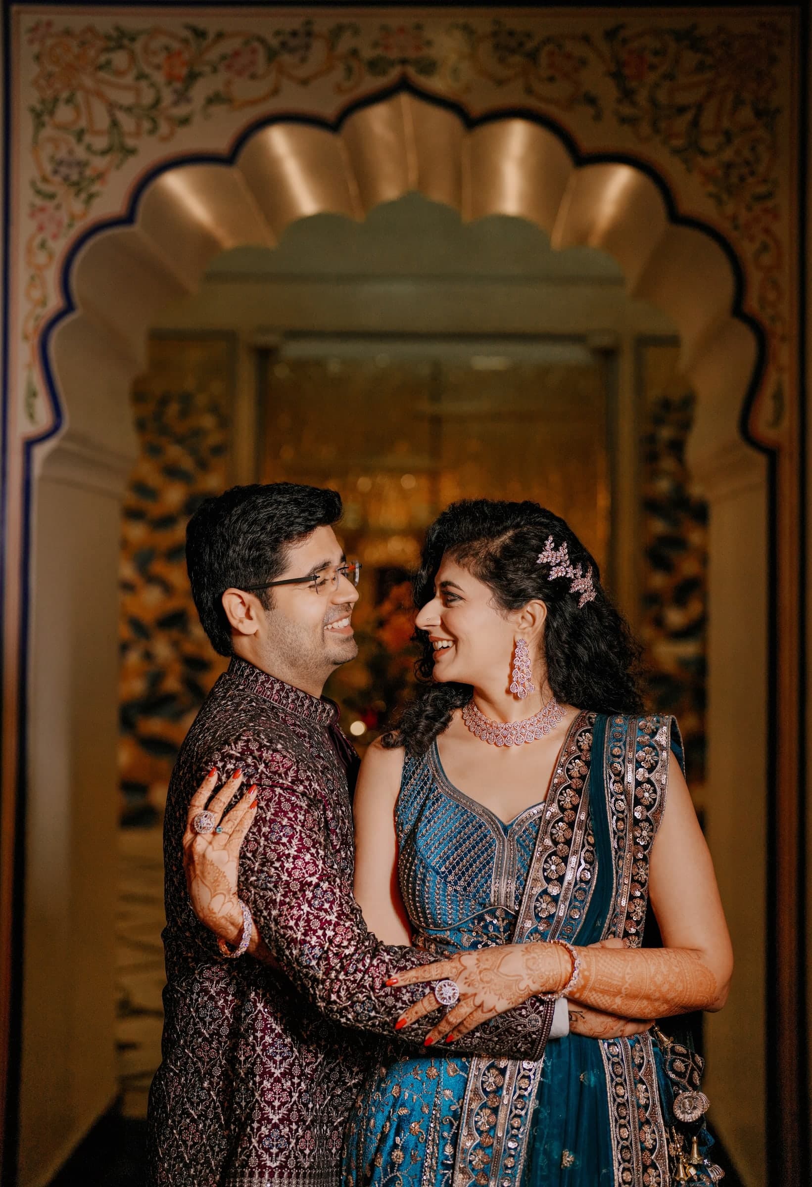 Joyeeta sang Harsh — A Bengali × UP wedding